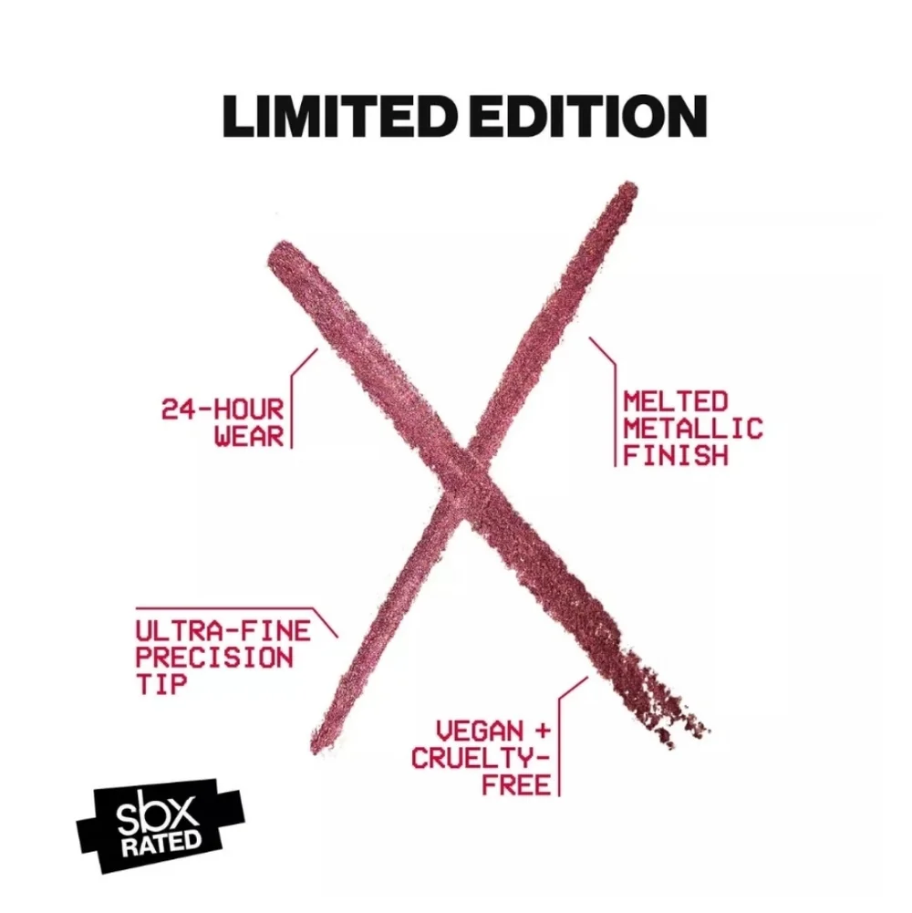 CLEARANCE! Smashbox Limited Edition sbxRated Metallic FX Eyeliner: Bordeauxx NIB